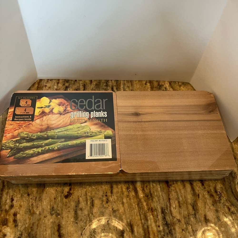 Cedar Grilling Planks - Natural Brown